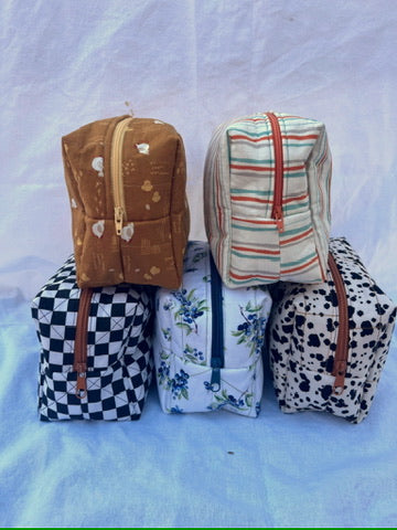 Quilted Diaper + Wipe Pouch
