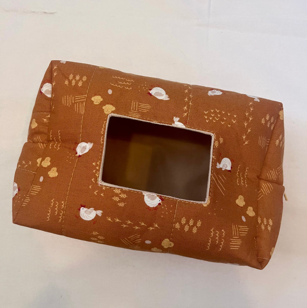 Quilted Diaper + Wipe Pouch