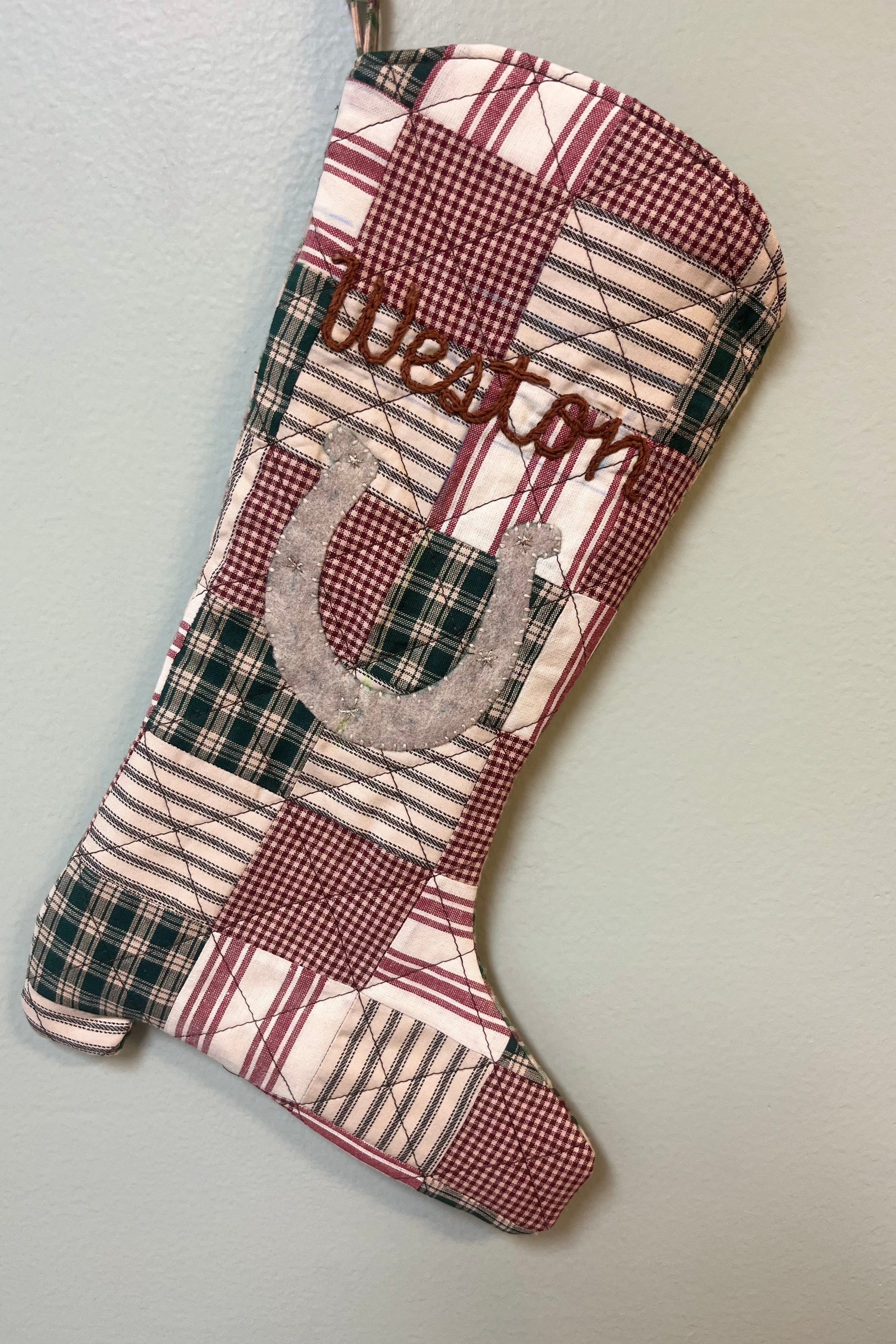 Quilted Christmas Stocking